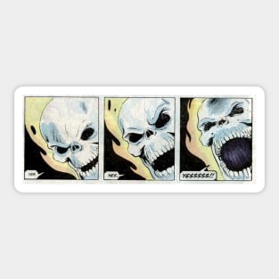 Skeleton YESSS Sticker